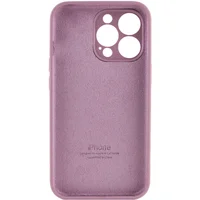 Чехол Silicone Case Full Camera Protective (AA) для Apple iPhone 14 Pro (6.1") Лиловый / Lilac Pride