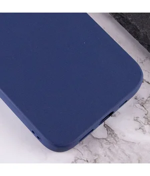 Силиконовый чехол Candy для Apple iPhone 14 Pro (6.1") Синий