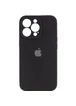 Чехол Silicone Case Full Camera Protective (AA) для Apple iPhone 14 Pro (6.1") Черный / Black