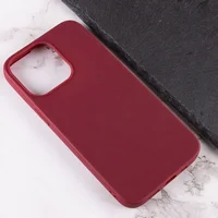 Силіконовий чохол Candy для Apple iPhone 14 Pro (6.1") Бордовий