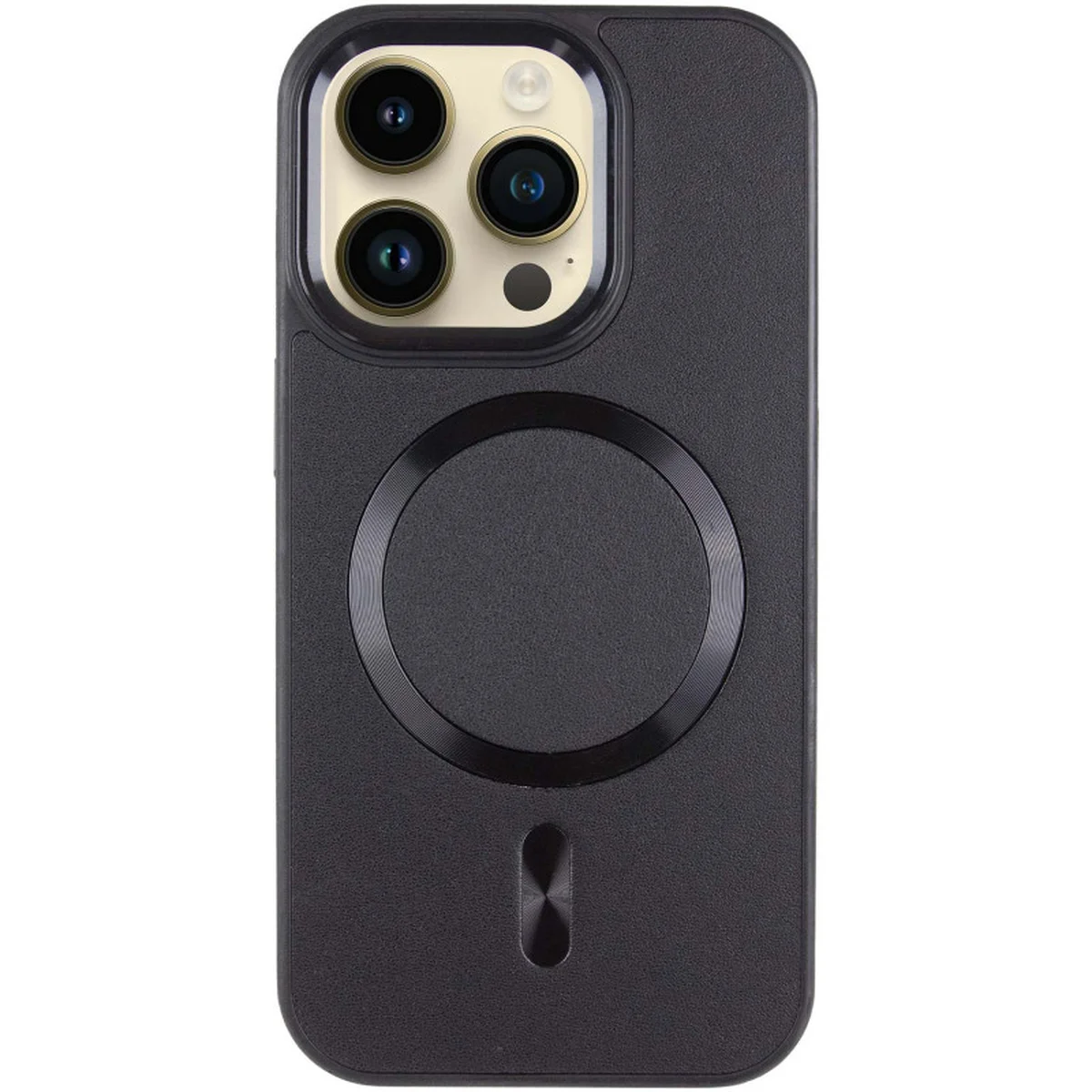 Шкіряний чохол SnapCase with MagSafe для Apple iPhone 14 Pro (6.1") Black