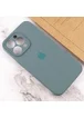 Чехол Silicone Case Full Camera Protective (AA) для Apple iPhone 14 Pro (6.1") Зеленый / Pine green / PVH
