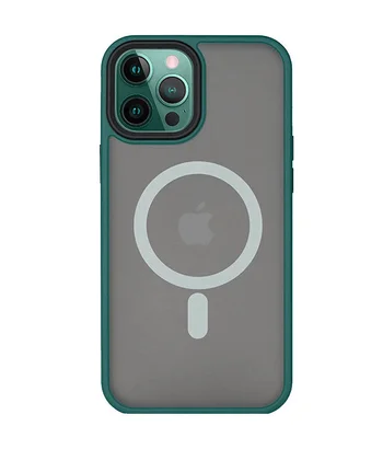 TPU+PC чехол Metal Buttons with MagSafe для Apple iPhone 14 Pro (6.1") Зеленый TPU+PC чехол Metal Buttons with MagSafe для Apple iPhone 14 Pro (6.1") Зеленый