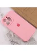 Чохол Silicone Case Full Camera Protective (AA) Apple iPhone 14 Pro (6.1") Рожевий / Light pink