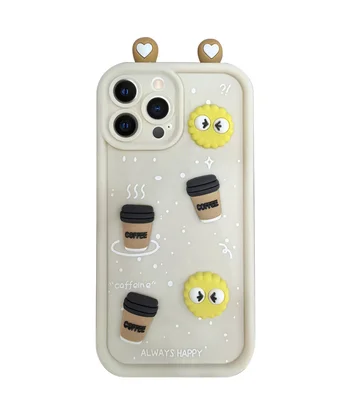 Чохол TPU Toys Case with Ears для Apple iPhone 14 Pro (6.1") Sand