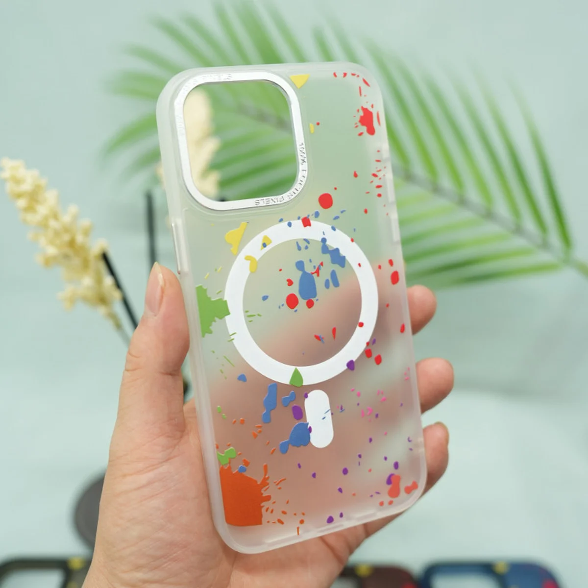 Чехол TPU+PC Flush with MagSafe для Apple iPhone 14 Pro (6.1") White