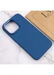 TPU чехол Bonbon Metal Style для Apple iPhone 14 Pro (6.1") Синий / Cosmos blue