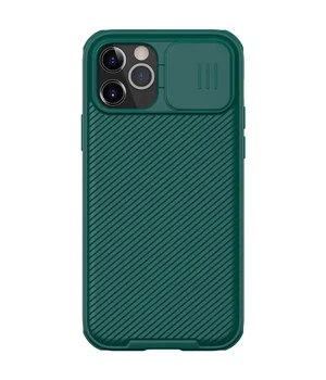 Карбонова накладка Nillkin CamShield Pro для Apple iPhone 14 Pro (6.1") Зелений / Dark Green