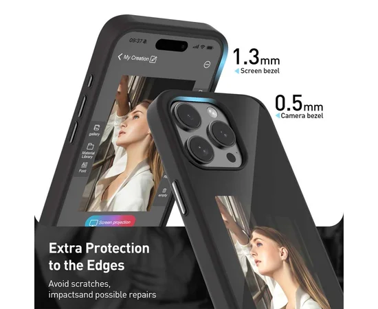 TPU+PC чехол Ink Show 2.0 для Apple iPhone 14 Pro (6.1") Black