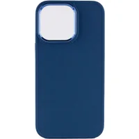 TPU чехол Bonbon Metal Style для Apple iPhone 14 Pro (6.1") Синий / Cosmos blue
