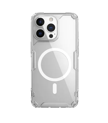 TPU чехол Nillkin Nature Pro Magnetic для Apple iPhone 14 Pro (6.1") Бесцветный (прозрачный)