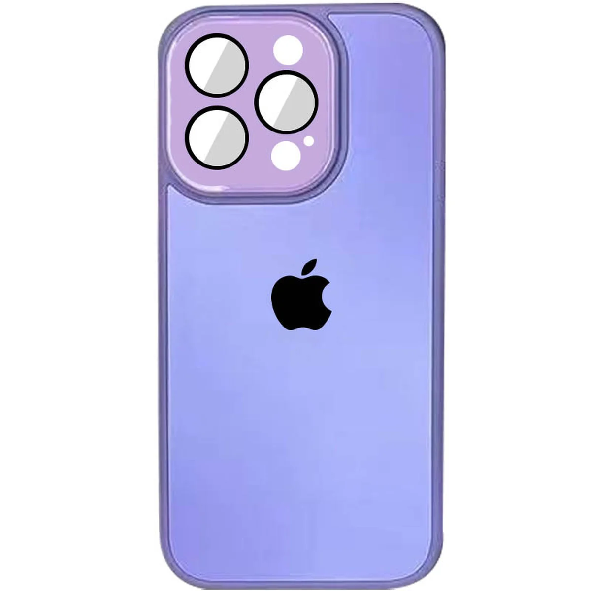 Чохол TPU+Glass Sapphire Midnight для Apple iPhone 14 Pro (6.1") Бузковий / Dasheen