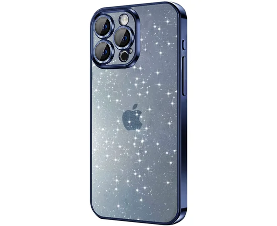 Чехол TPU+PC Glittershine для Apple iPhone 14 Pro (6.1") Dark Blue