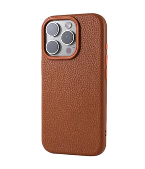 Чохол Syndee with MagSafe для Apple iPhone 14 Pro (6.1") Golden Brown