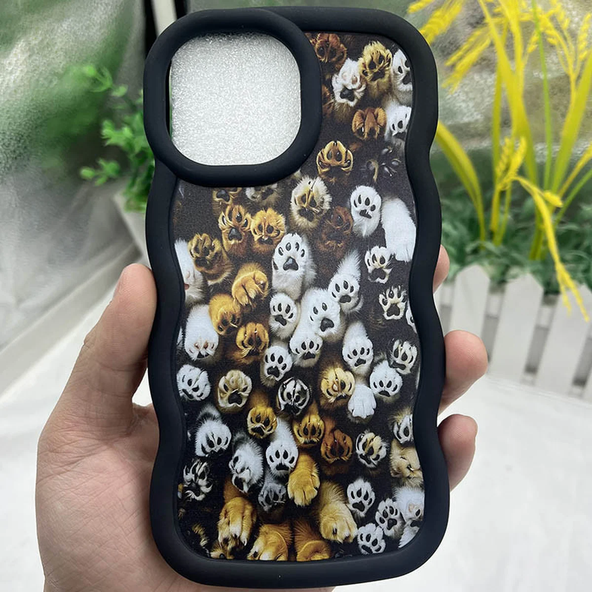 Чехол TPU Cloudy Pictures для Apple iPhone 14 Pro (6.1") Paws