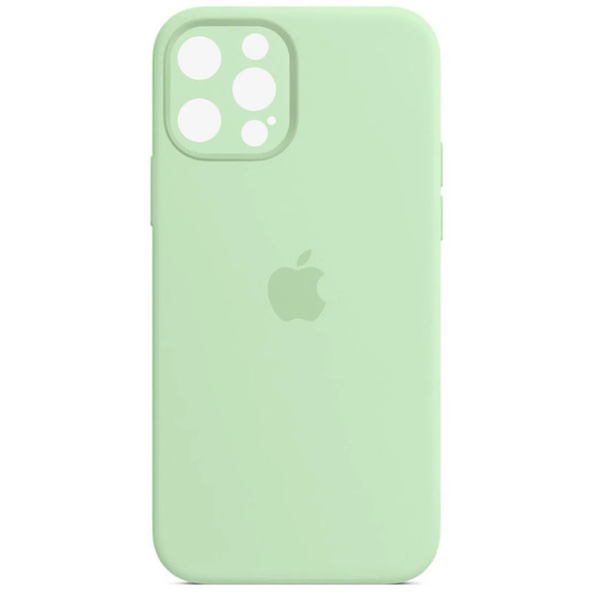 Чехол Silicone Case Full Camera Protective (AA) для Apple iPhone 14 Pro (6.1") Зеленый / Pistachio