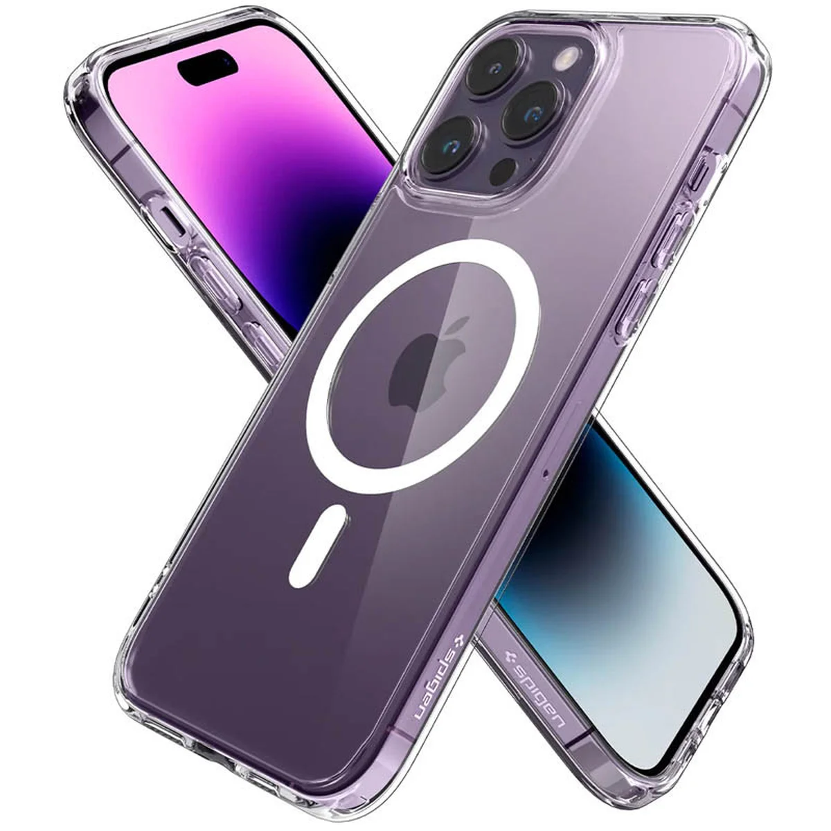 Чехол SGP Ultra Hybrid (MagFit) для Apple iPhone 14 Pro (6.1") Прозрачный