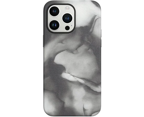 Кожаный чехол Figura Series Case with MagSafe для Apple iPhone 14 Pro (6.1") Black