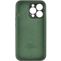 Чехол Silicone Case Full Camera Protective (AA) для Apple iPhone 14 Pro (6.1") Зеленый / Cyprus Green