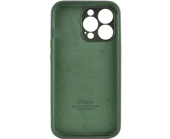 Чохол Silicone Case Full Camera Protective (AA) для Apple iPhone 14 Pro (6.1") Зелений / Cyprus Green