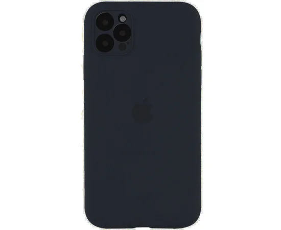 Чехол Silicone Case Full Camera Protective (AA) для Apple iPhone 14 Pro (6.1") Серый / Dark Gray