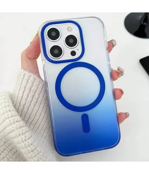 Чехол TPU+PC Phantom with MagSafe для Apple iPhone 14 Pro (6.1") Blue