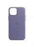 Кожаный чехол Leather Case (AA Plus) with MagSafe для Apple iPhone 14 Pro (6.1") Wisteria