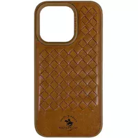 Кожаный чехол Polo Santa Barbara для Apple iPhone 14 Pro (6.1") Brown