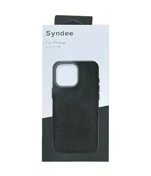 Чехол Syndee with MagSafe для Apple iPhone 14 Pro (6.1") Black / Black