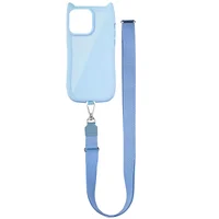 Чохол TPU GETMAN Cat with straps для Apple iPhone 14 Pro (6.1") Blue