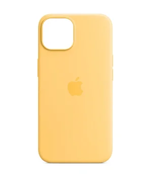 Чохол Silicone case (AAA) full with Magsafe для Apple iPhone 14 Pro (6.1") Жовтий / Sunglow
