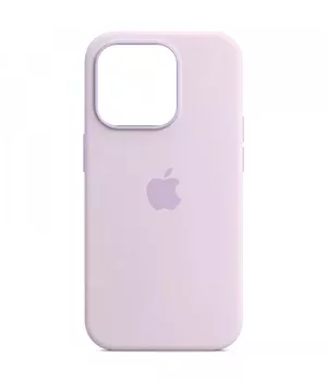 Чехол Silicone case (AAA) full with Magsafe and Animation для Apple iPhone 14 Pro (6.1") Сиреневый / Lilac