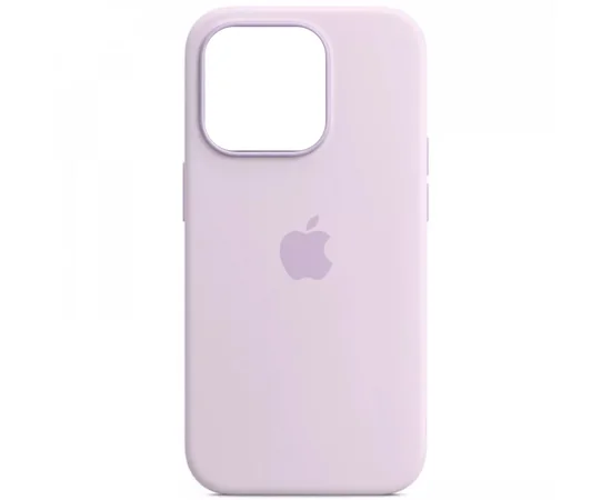 Чохол Silicone case (AAA) full with Magsafe and Animation для Apple iPhone 14 Pro (6.1") Бузковий / Lilac