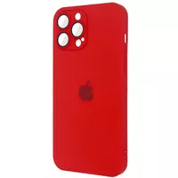 Чехол TPU+Glass Sapphire matte case для Apple iPhone 14 Pro (6.1") Cola Red