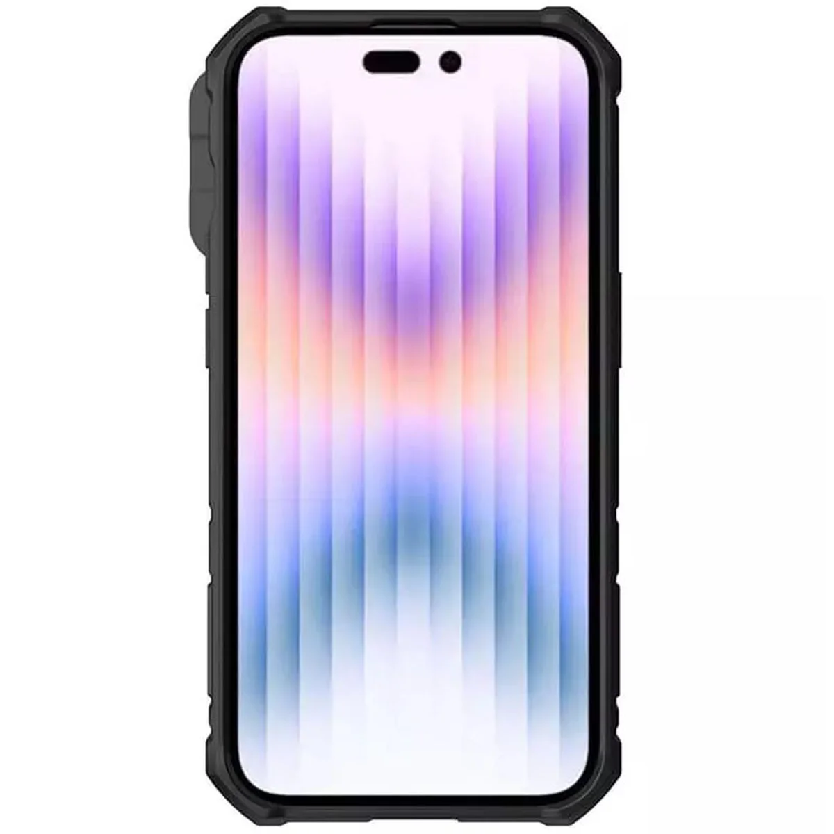 TPU+PC чехол Nillkin CamShield Armor Pro no logo (шторка на камеру) для Apple iPhone 14 Pro (6.1") Зеленый