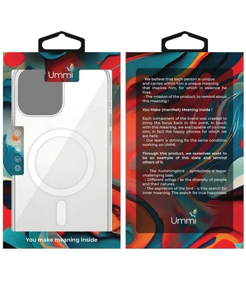 Чохол Ummi transparent with MagSafe для Apple iPhone 14 Pro (6.1") Clear