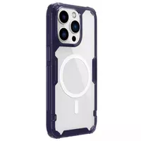 TPU чехол Nillkin Nature Pro Magnetic для Apple iPhone 14 Pro (6.1") Темно-фиолетовый (прозрачный)