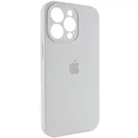 Чехол Silicone Case Full Camera Protective (AA) для Apple iPhone 14 Pro (6.1") Белый / White / PVH