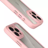 TPU чехол Transparent + Colour 1,5mm для Apple iPhone 14 Pro (6.1") Pink