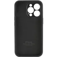 Чехол Silicone Case Full Camera Protective (AA) для Apple iPhone 14 Pro (6.1") Черный / Black