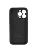 Чохол Silicone Case Full Camera Protective (AA) для Apple iPhone 14 Pro (6.1") Чорний / Black