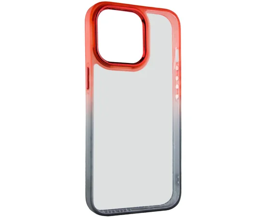 Чехол TPU+PC Fresh sip series для Apple iPhone 14 Pro (6.1") Черный / Красный