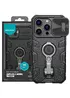 TPU+PC чохол Nillkin CamShield Armor Pro no logo (шторка на камеру) для Apple iPhone 14 Pro (6.1") Чорний
