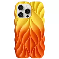 TPU чохол Leaf для Apple iPhone 14 Pro (6.1") Yellow / Orange