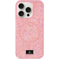 TPU чехол Bling World Rock Diamond with MagSafe для Apple iPhone 14 Pro (6.1") Pink