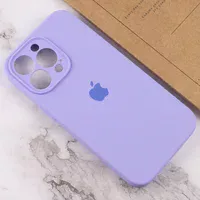 Чохол Silicone Case Full Camera Protective (AA) для Apple iPhone 14 Pro (6.1") Бузковий / Dasheen