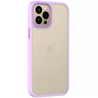 TPU+PC чохол Metal Buttons для Apple iPhone 14 Pro (6.1") Бузковий