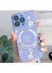 TPU+PC чехол Secret Garden with MagSafe для Apple iPhone 14 Pro (6.1") Lilac