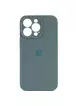 Чохол Silicone Case Full Camera Protective (AA) для Apple iPhone 14 Pro (6.1") Зелений / Pine green / PVH