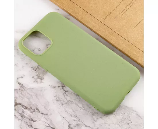 Силиконовый чехол Candy для Apple iPhone 14 Pro (6.1") Фисташковый